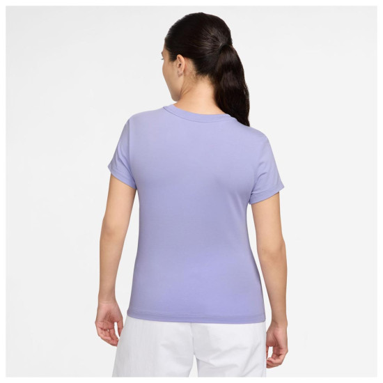 Nike Γυναικεία κοντομάνικη μπλούζα Sportswear Chill Knit Cropped T-Shirt